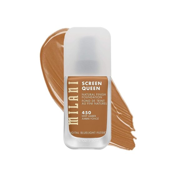 Milani Other - 🌷4/$20 Deep Amber Screen Queen Liquid Foundation Digital Blue light Filter